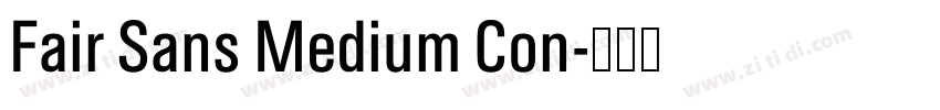 Fair Sans Medium Con字体转换 Fair Sans Medium Con字体转换